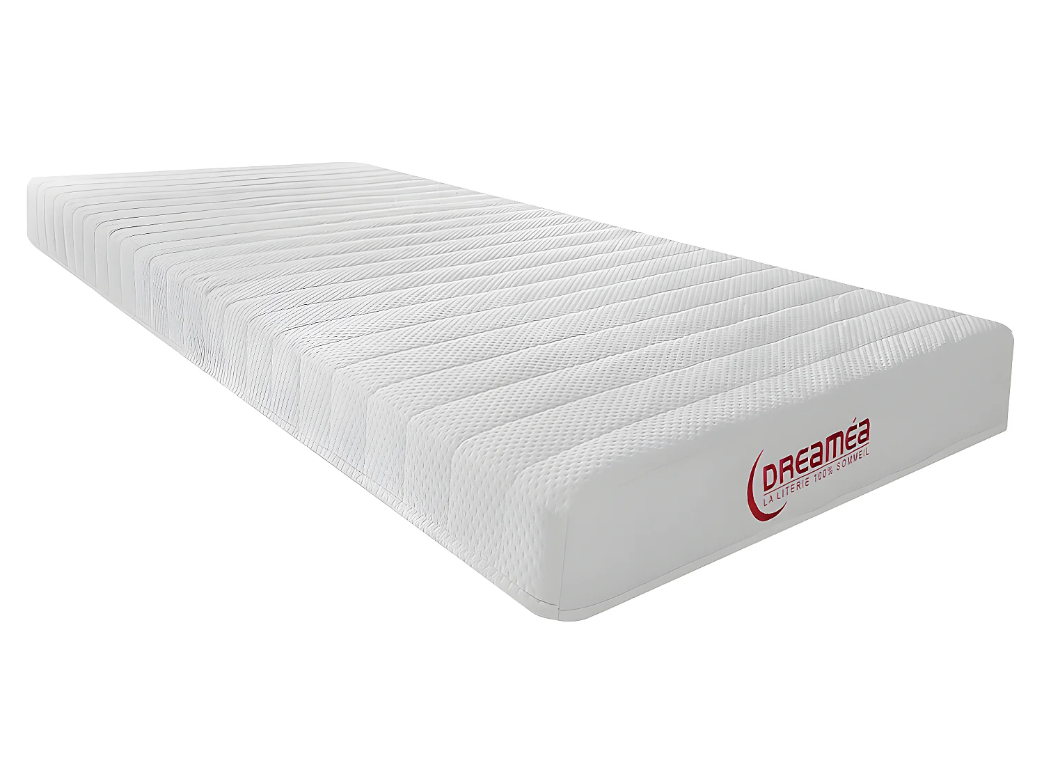 Cama eléctrica de terminales colchón con plancha de látex - 2 x 70 x 190 cm - Blanco - ETHER de DREAMEA