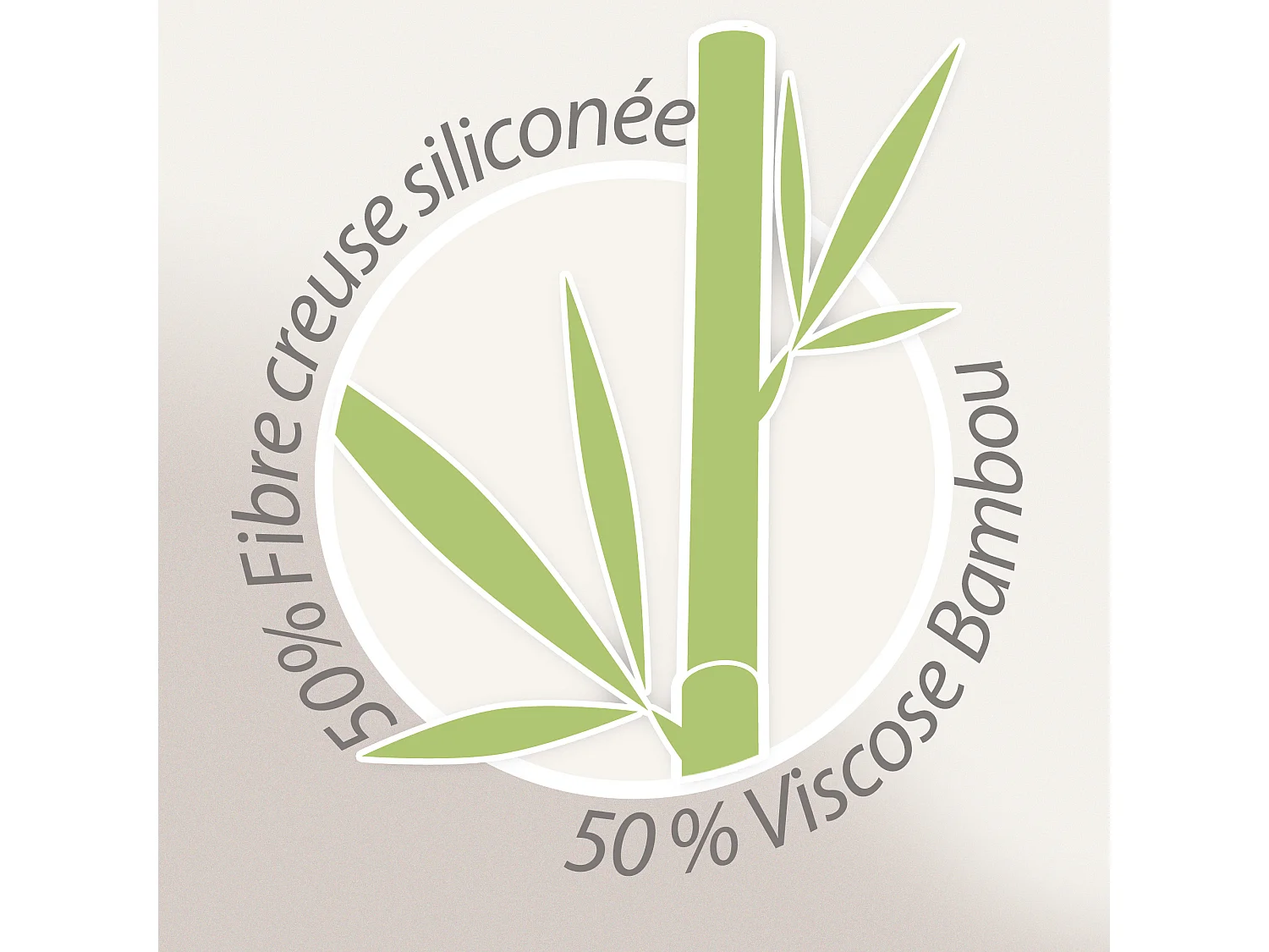 Couette tempérée 240x220 cm BAMBOU garnissage 50% viscose de bambou 50% polyester 300 g/m2