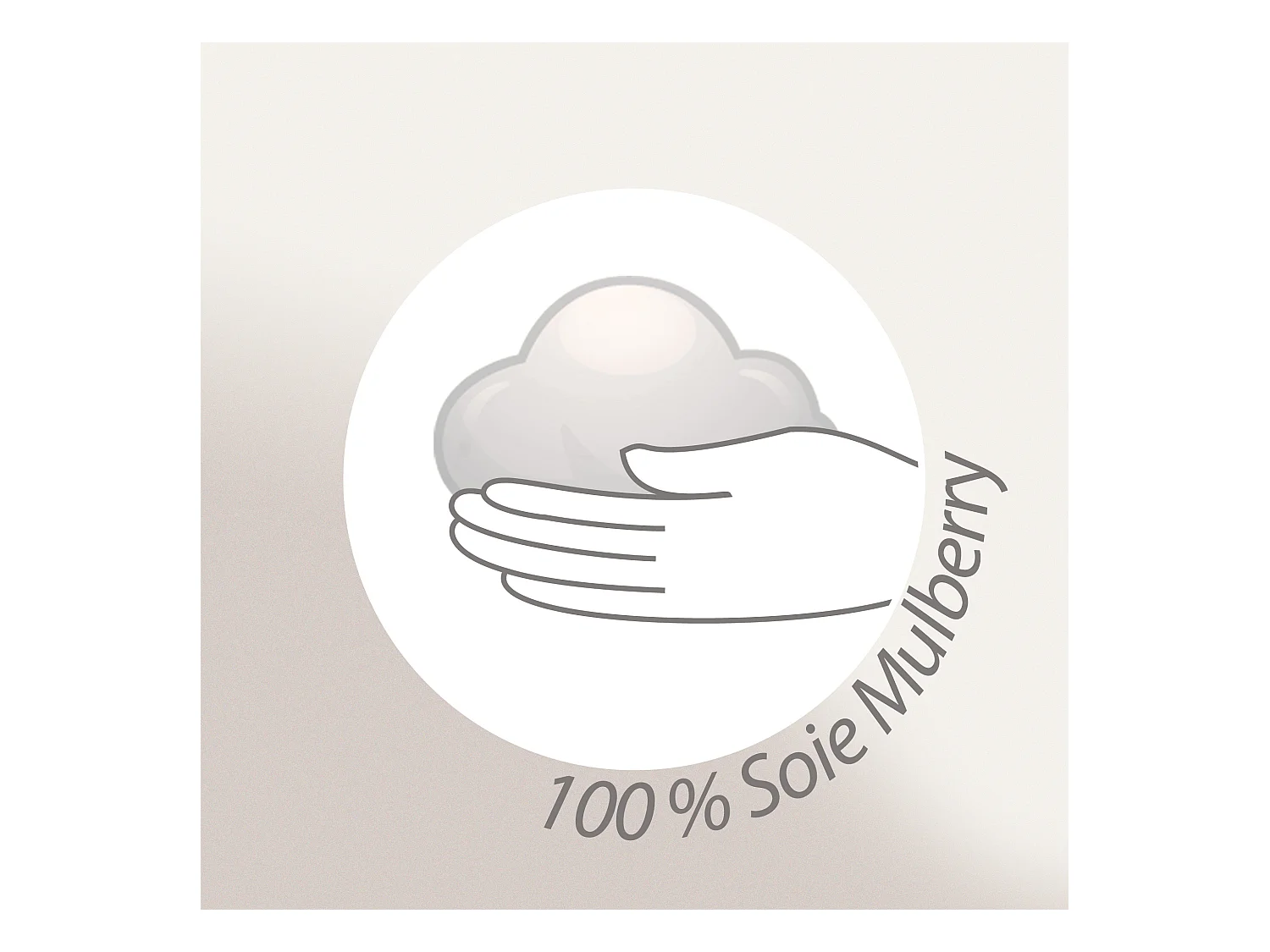 Couette tempérée 200x200 cm SILKYDOR garnissage soie mulberry 380 g/m2