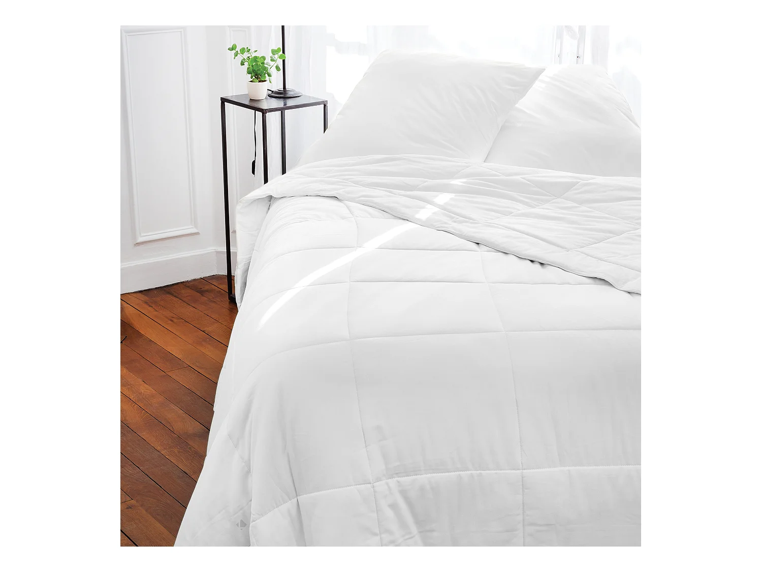 Couette tempérée 140x200 cm SILKYDOR garnissage soie mulberry 380 g/m2