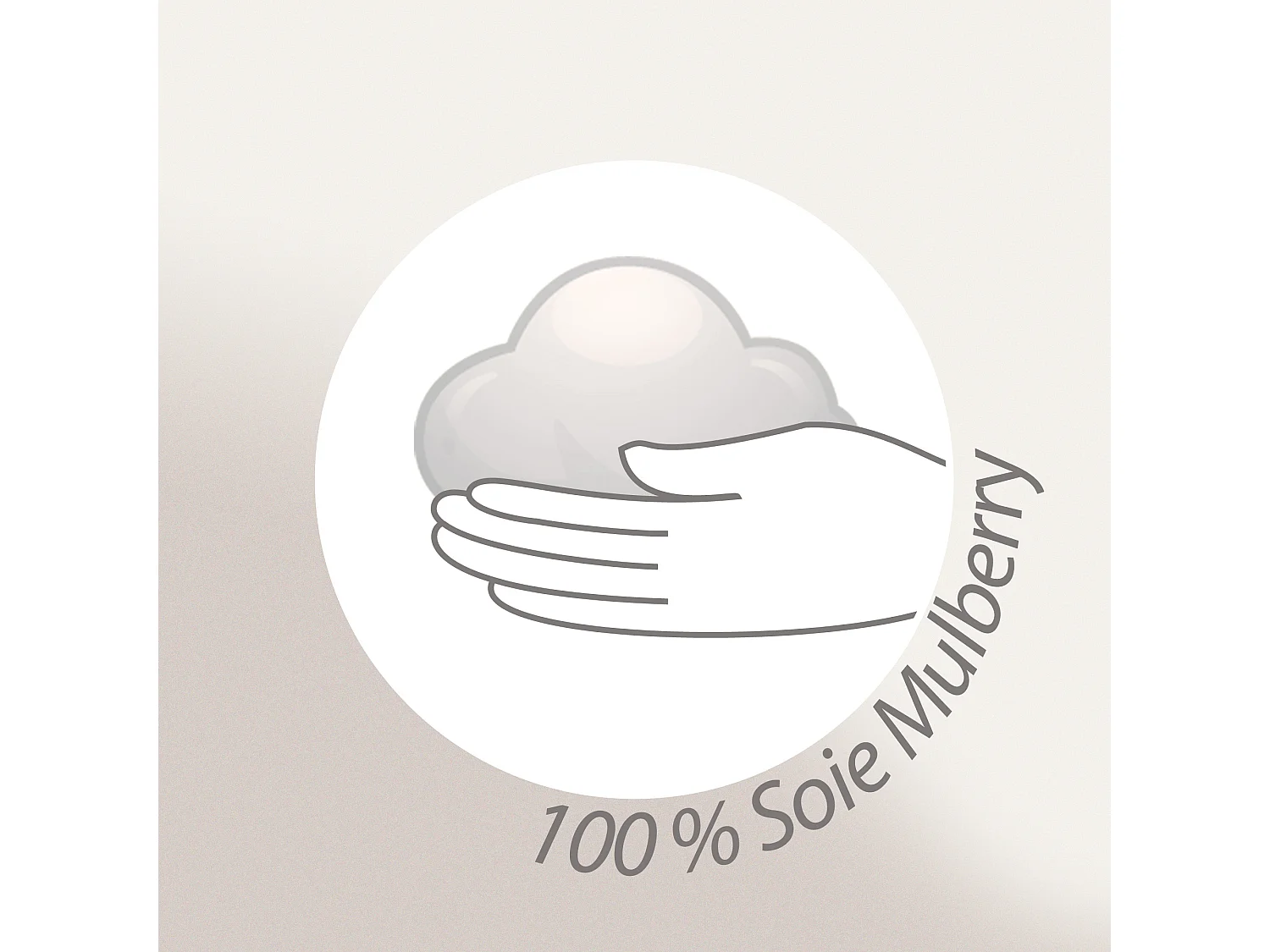 Couette tempérée 140x200 cm SILKYDOR garnissage soie mulberry 380 g/m2