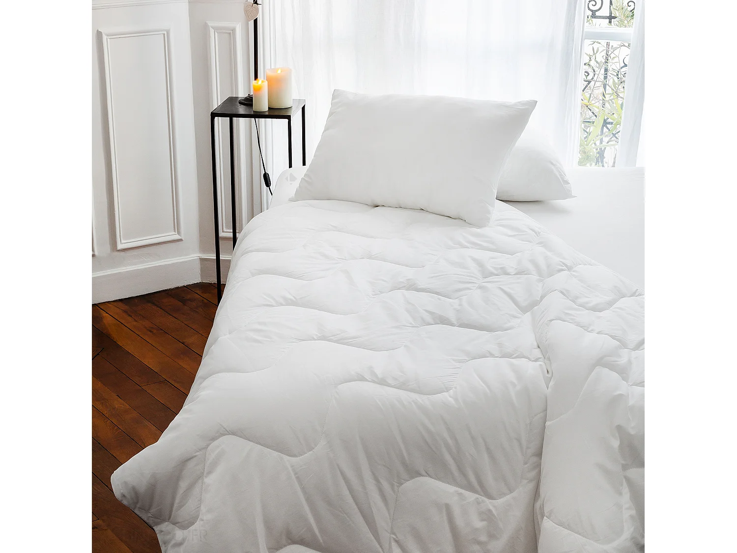 Couette hiver 260x240 cm HARMONIE garnissage fibre polyester 450 g/m2