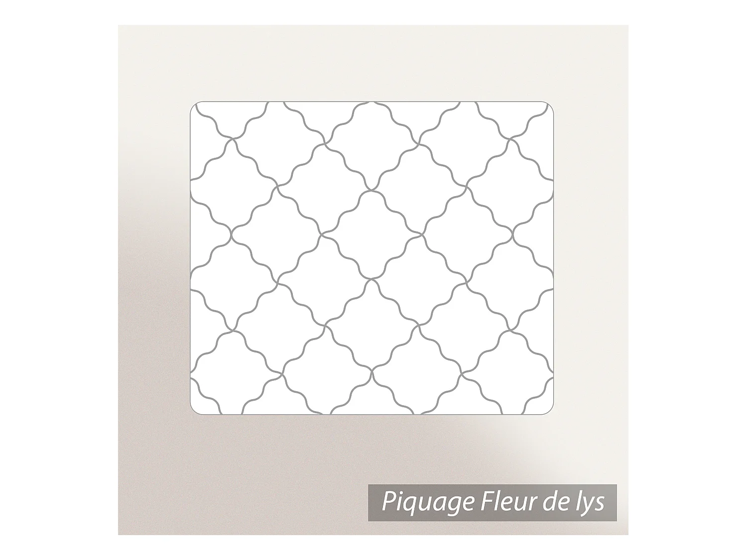 Couette tempérée 240x220 cm CELESTE garnissage fibre polyester 350 g/m2