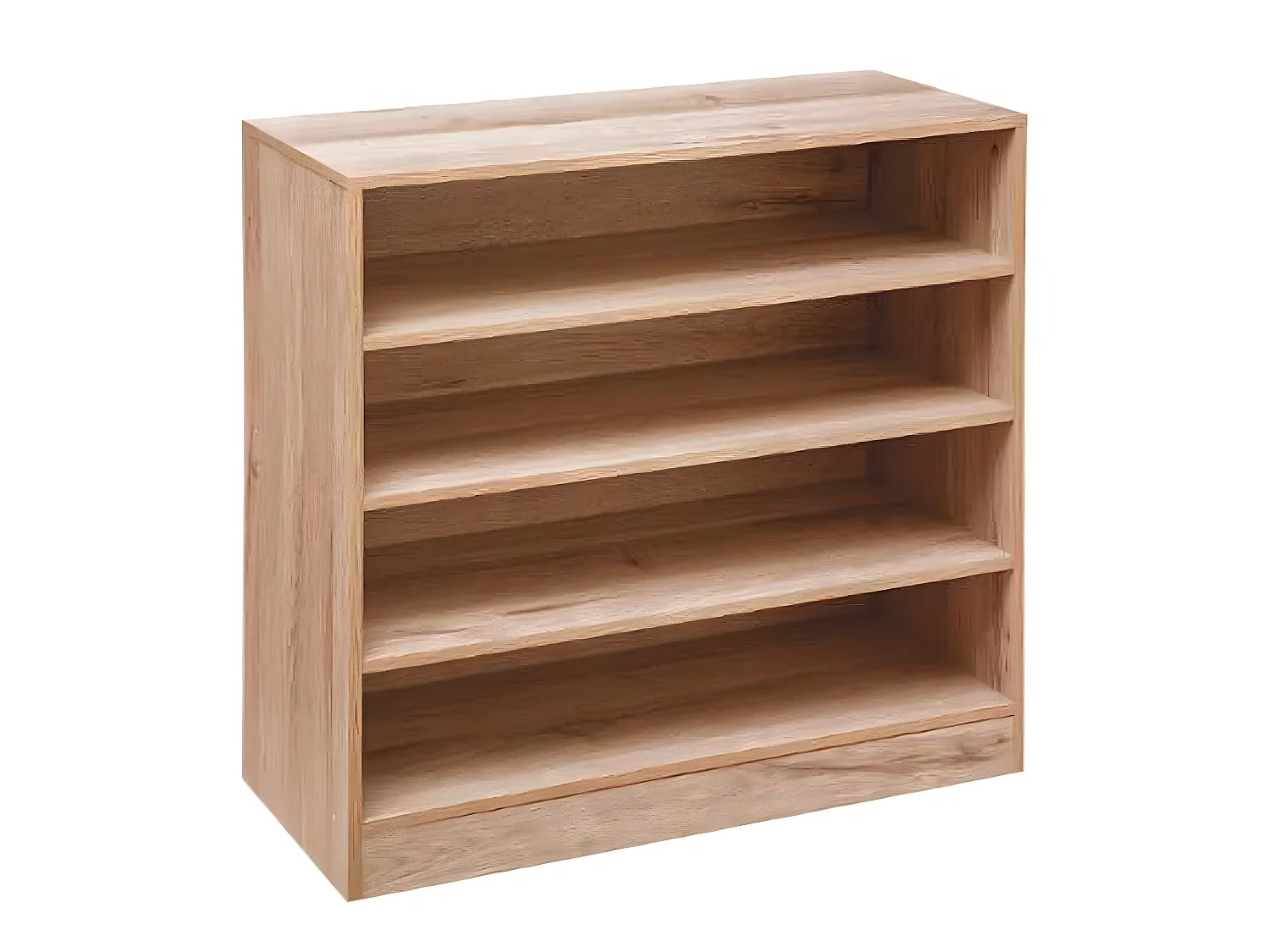 Etagère range-Chaussures en bois coloris naturel - L.67,5 x l.30 x H.68 cm