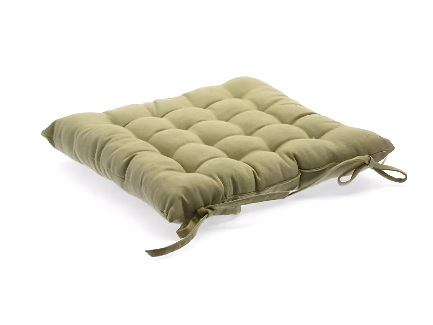 Lot de 6 Coussins de chaise en coton Lin, 38 x 38 cm