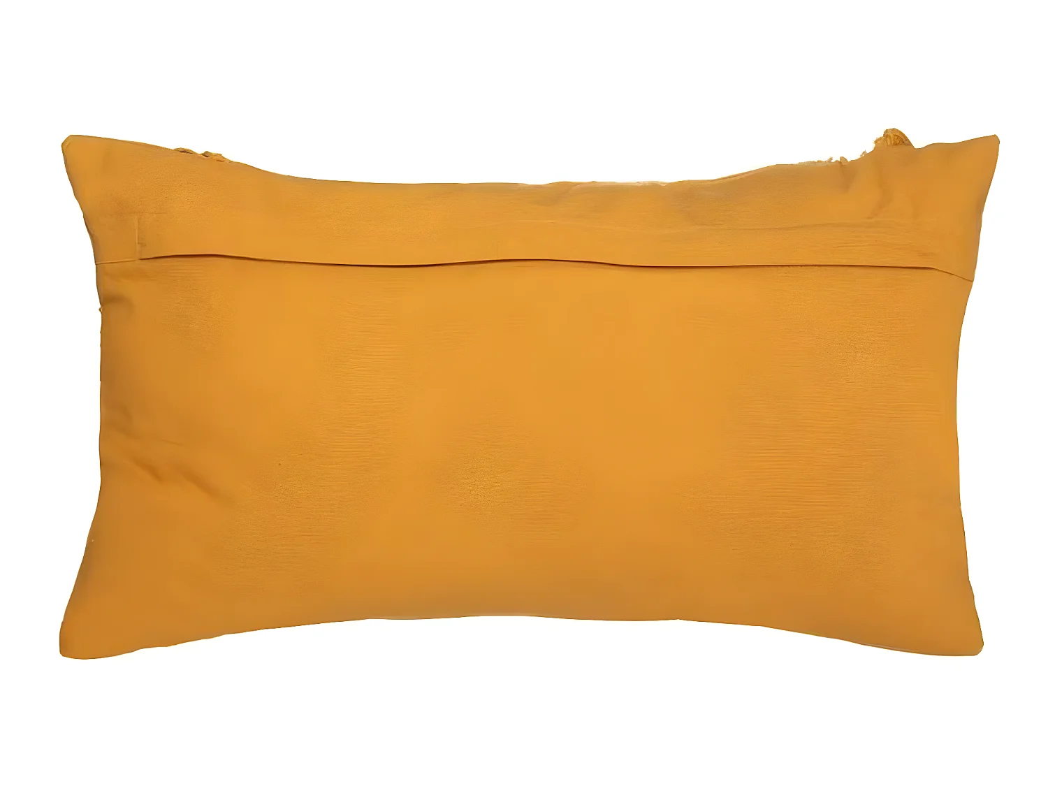 Lot de 2 coussins coloris Ocre en coton / polyester - Longueur 50 x Profondeur 7 x Hauteur 30 cm