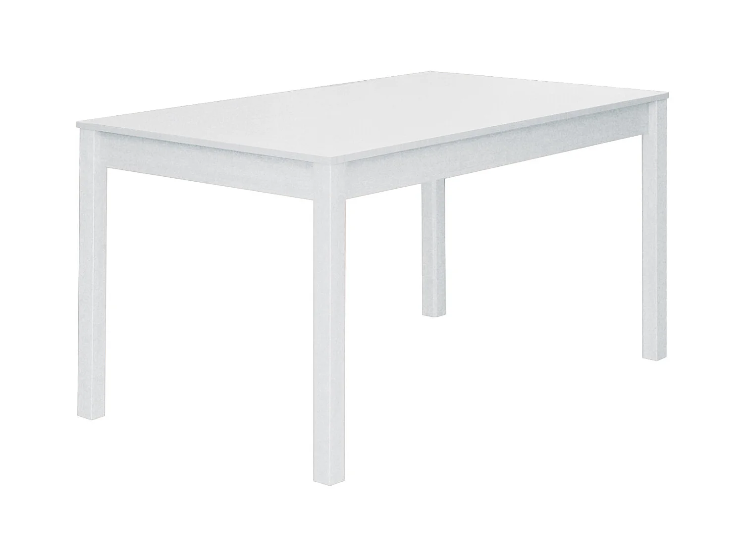Table à manger coloris Blanc - longueur 140 x profondeur 80 cm