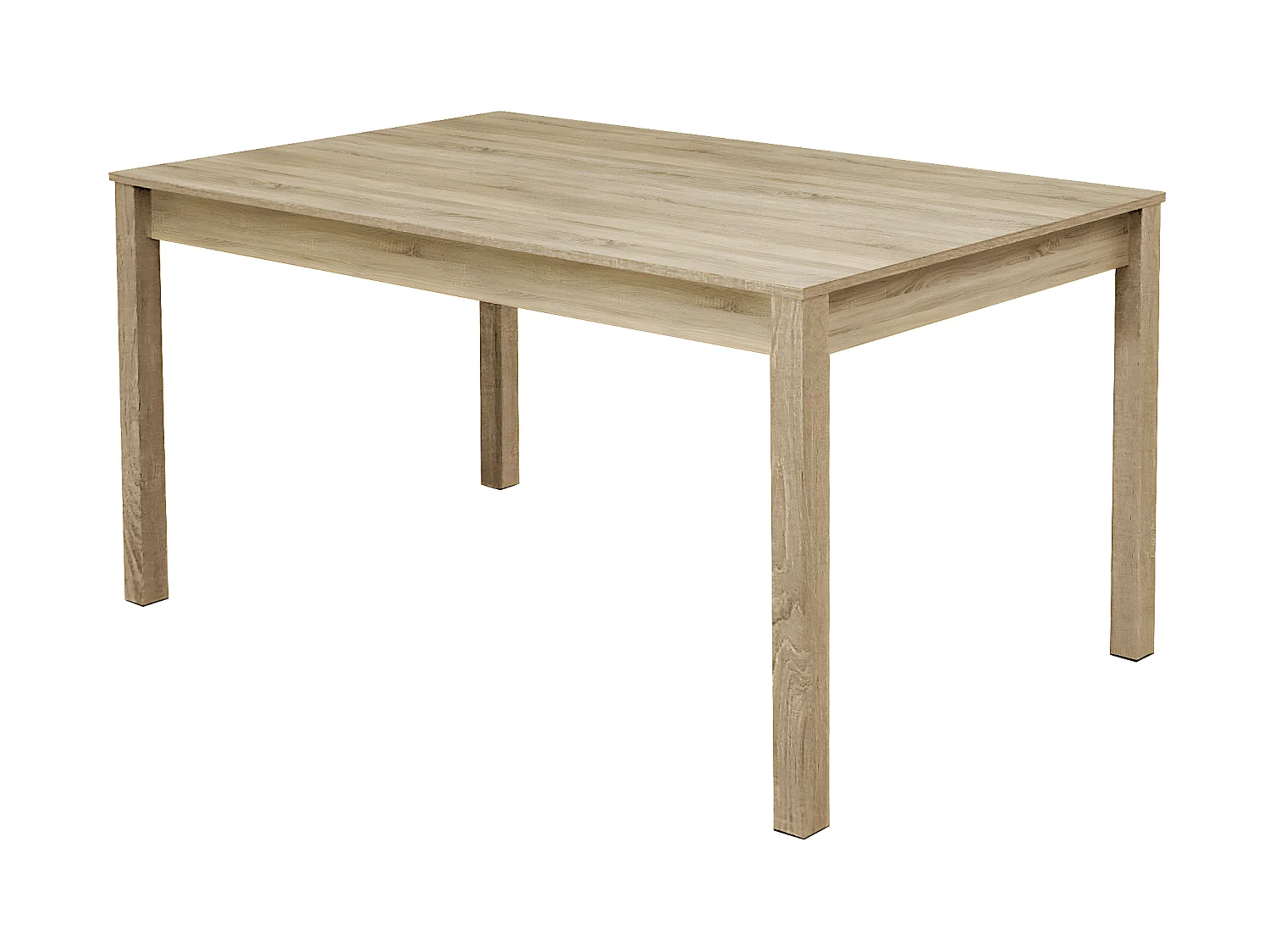 Table à manger coloris Chêne Cambrian - longueur 140 x profondeur 80 cm