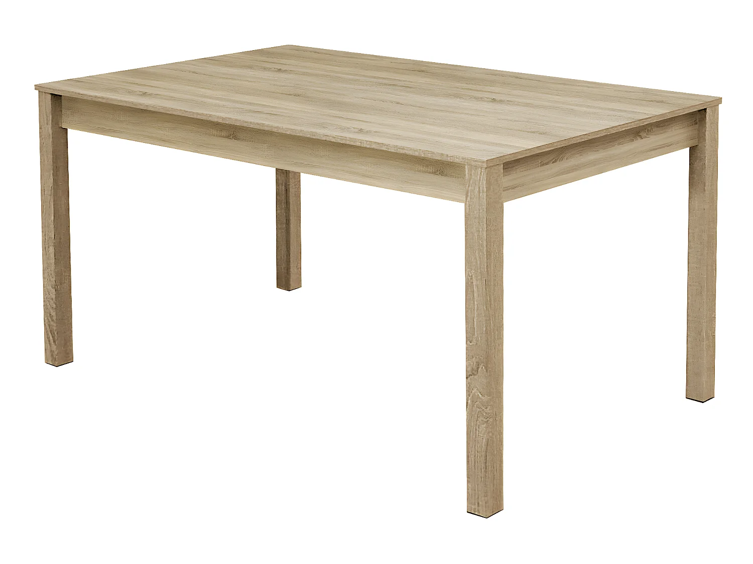 Table à manger coloris Chêne Cambrian - longueur 140 x profondeur 80 cm