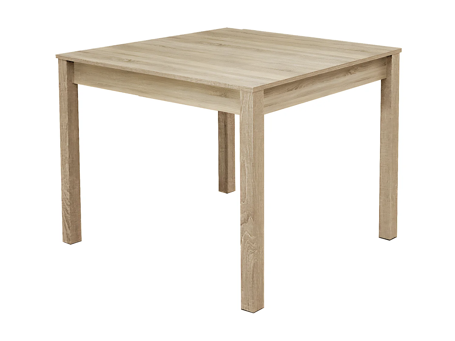Table à manger coloris Chêne Cambrian - longueur 90 x profondeur 90 cm