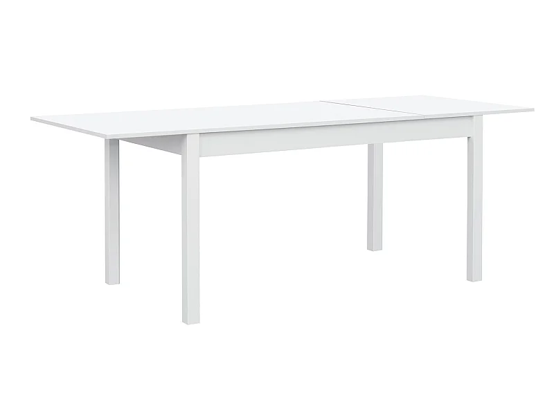 Table à manger extensible coloris Blanc - longueur 140/80 x profondeur 80 cm