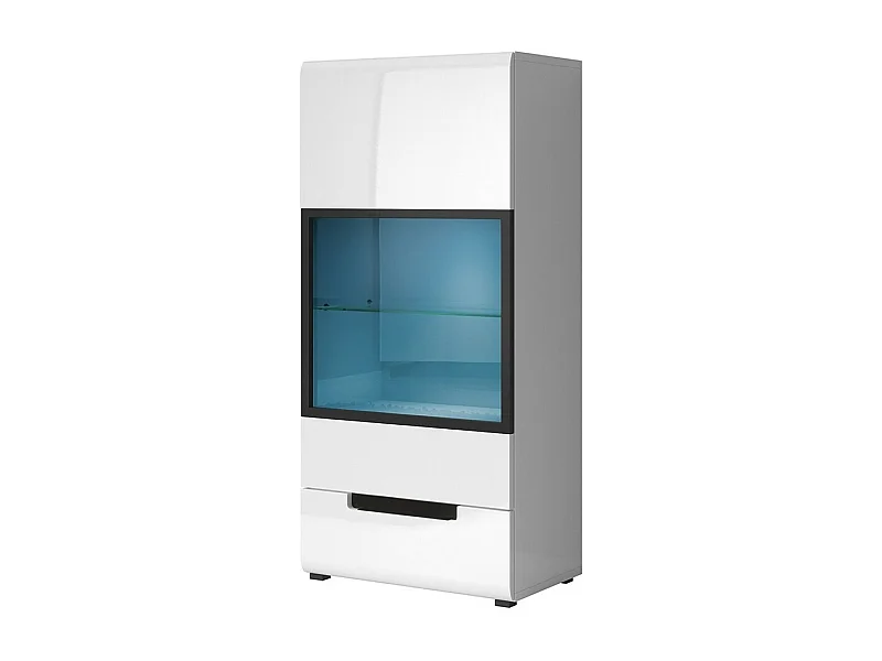 Zwevende vitrinekast, collectie LUCIA middelgroot model.