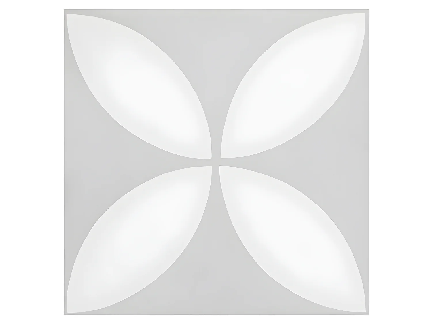 4 Carreaux de ciment véritable 0,16m2 / Carreaux de ciment artisanaux pour sol et mur coloris gris et blanc - l.20 x L.20 cm