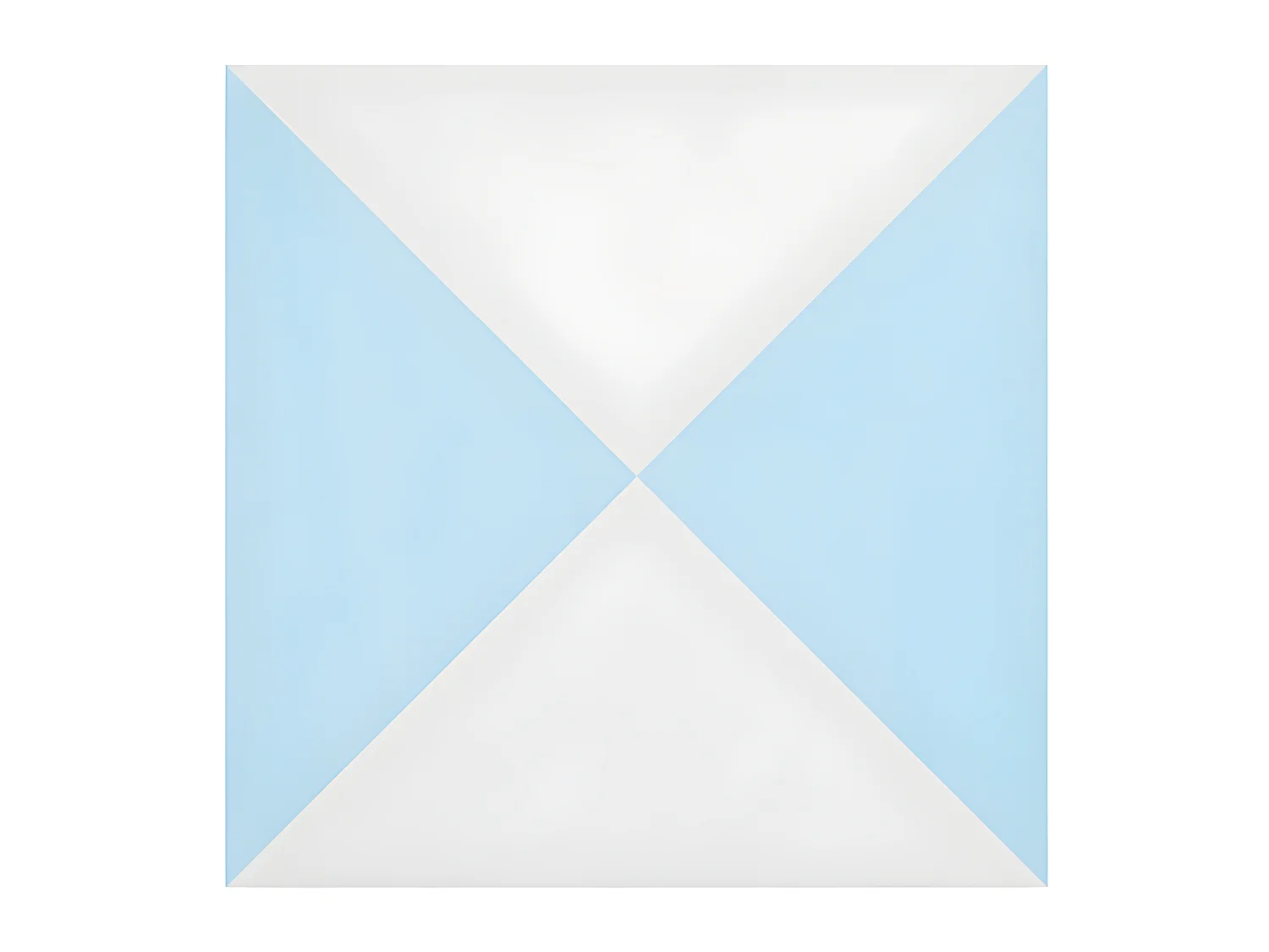 4 Carreaux de ciment véritable 0,16m2 / Carreaux de ciment artisanaux pour sol et mur coloris Bleu - l.20 x L.20 cm