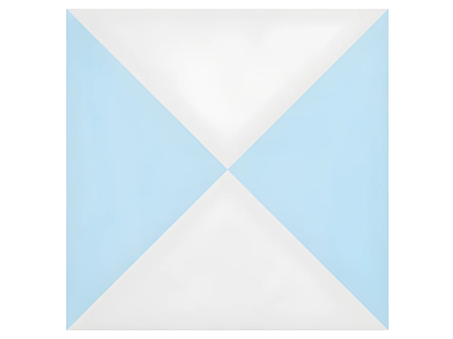 4 Carreaux de ciment véritable 0,16m2 / Carreaux de ciment artisanaux pour sol et mur coloris Bleu - l.20 x L.20 cm