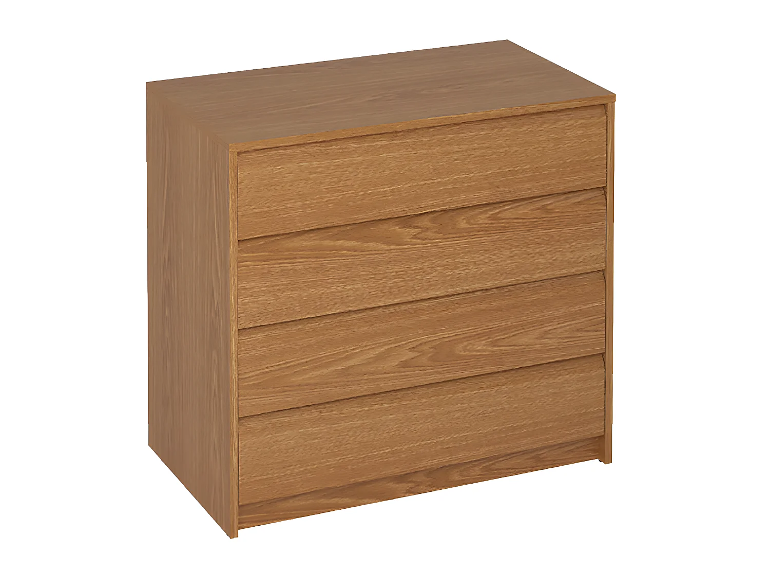Commode, Meuble de rangement coloris chêne - Longueur 70 x Hauteur 73.4 x Profondeur 45 cm