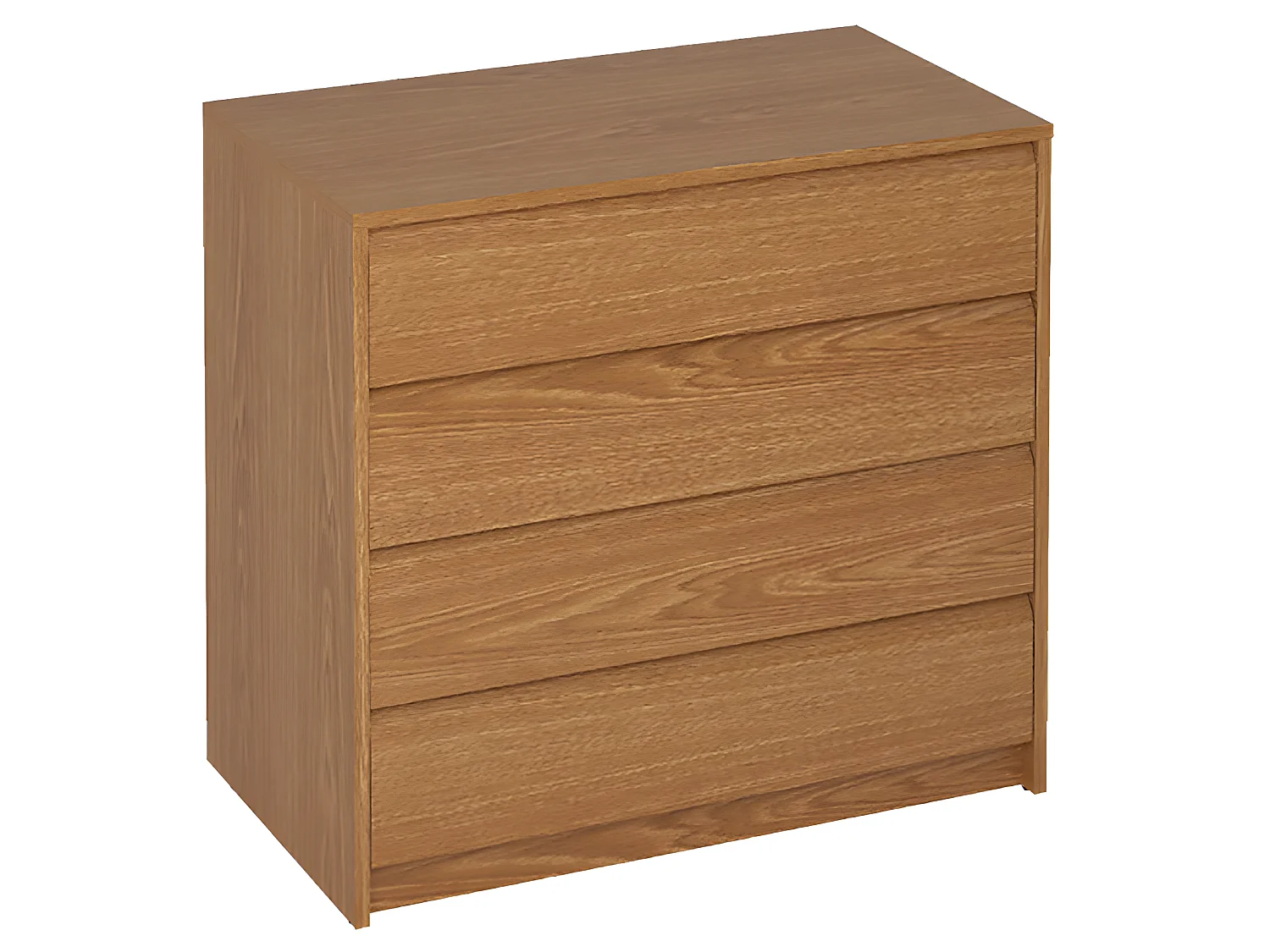 Commode, Meuble de rangement coloris chêne - Longueur 70 x Hauteur 73.4 x Profondeur 45 cm