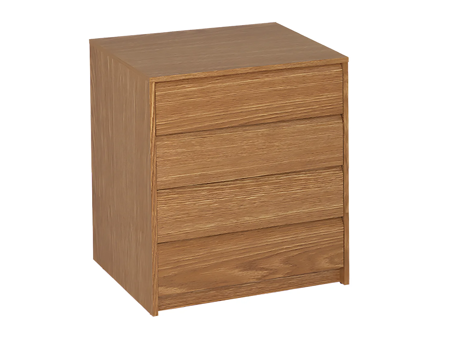 Commode, Meuble de rangement coloris chêne - Longueur 60 x Hauteur 73.4 x Profondeur 45 cm
