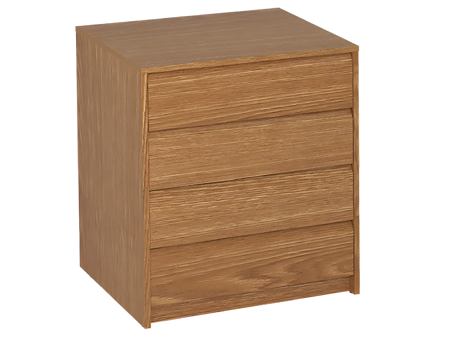 Commode, Meuble de rangement coloris chêne - Longueur 60 x Hauteur 73.4 x Profondeur 45 cm