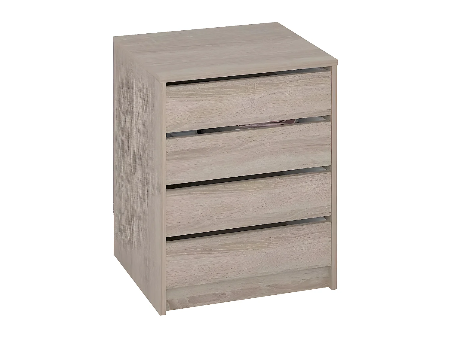 Commode / Meuble de rangement coloris chêne cortez - Hauteur 61.4 x Longueur 50 x Profondeur 44 cm