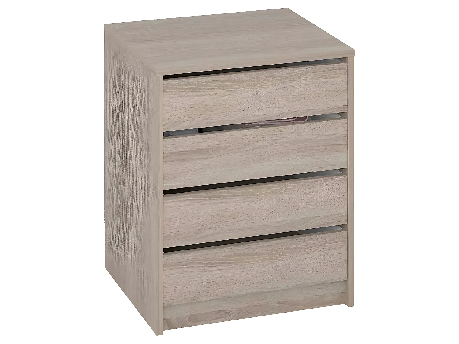 Commode / Meuble de rangement coloris chêne cortez - Hauteur 61.4 x Longueur 50 x Profondeur 44 cm