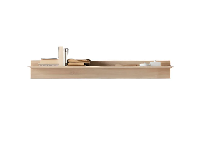 Etagère murale coloris Chêne cambrian - Longueur 150 x profondeur 24 x hauteur 23 cm