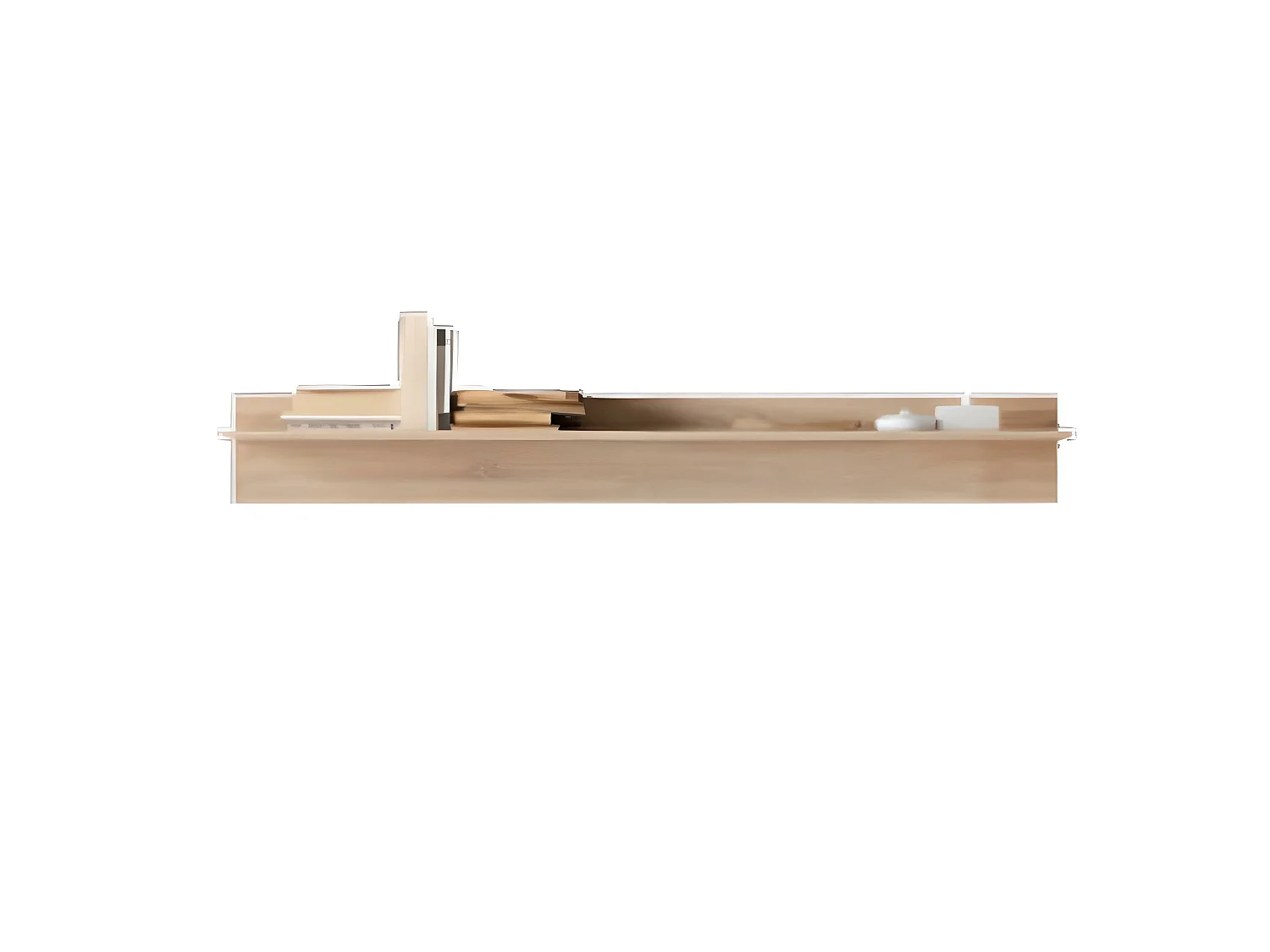 Etagère murale coloris Chêne cambrian - Longueur 150 x profondeur 24 x hauteur 23 cm