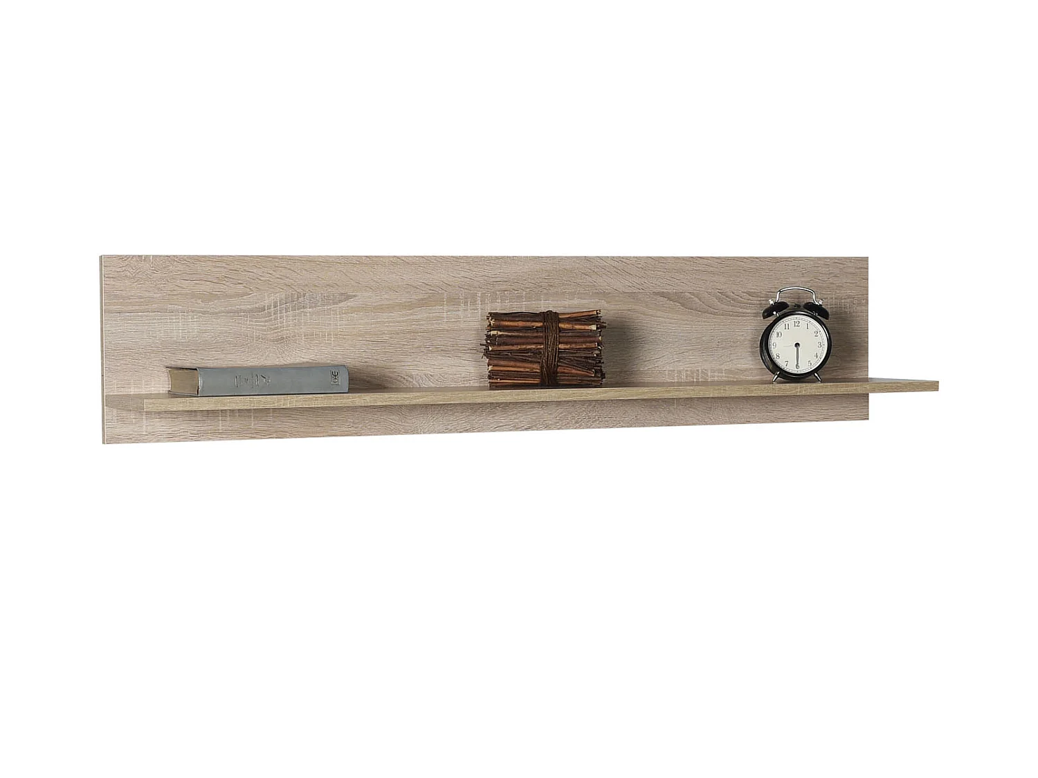 Etagère murale coloris Chêne - longueur 120 x profondeur 20 x hauteur 25 cm