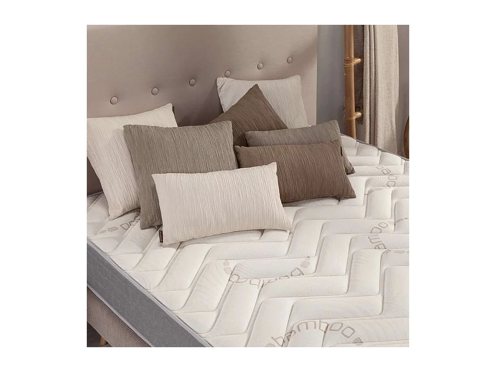 Colchón Viscoelástico 135x190 altura:21cm Talaia Blanco - Nalui