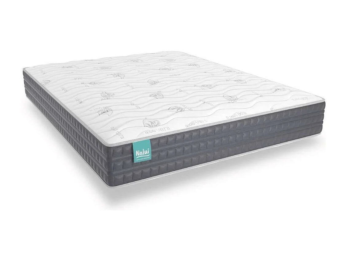 Colchón Viscoelástico 90x190 altura:21cm Mulhacén DualSense Blanco - Nalui