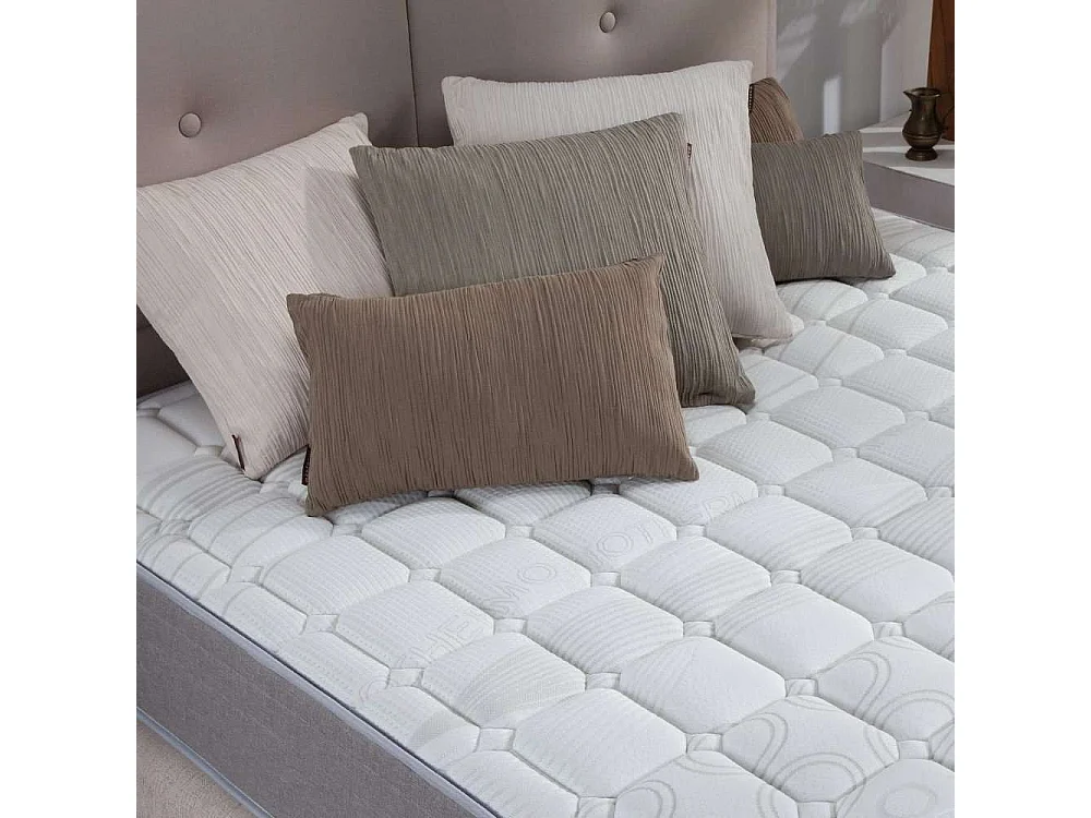Colchón Viscoelástico 200x200 altura:26cm Bernia Blanco - Nalui