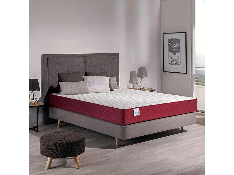 Colchón Viscoelástico 150x190 altura:21cm Gredos Blanco - Nalui