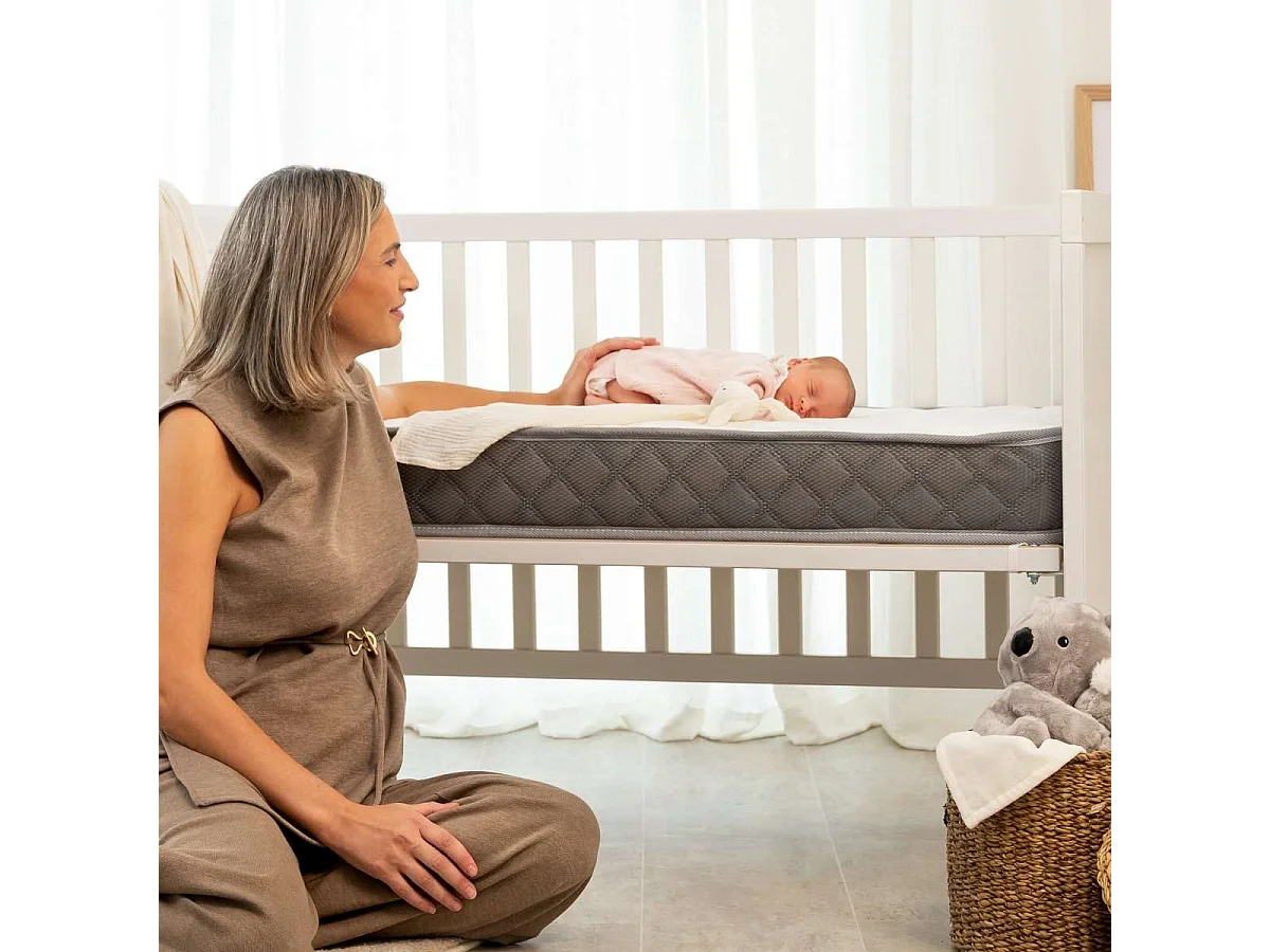 Colchón Cuna 70x140 altura:11cm Baby Dreams Gris -