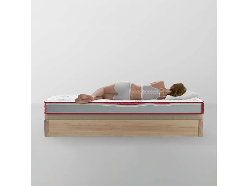 Colchón Viscoelástico 80x200 altura:21cm Mulhacén Burdeos - Nalui