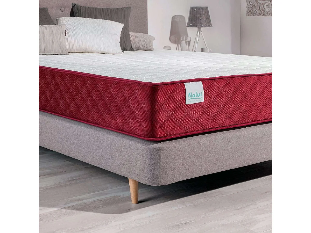 Colchón Viscoelástico 180x200 altura:24cm Gredos Blanco - Nalui