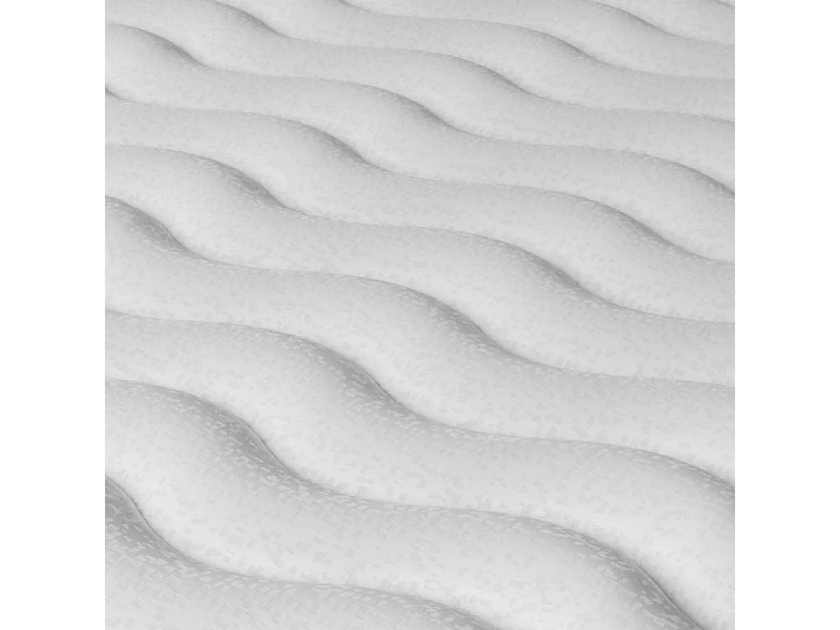 Colchón Viscoelástico 140x190 altura:15cm Gredos Blanco - Nalui