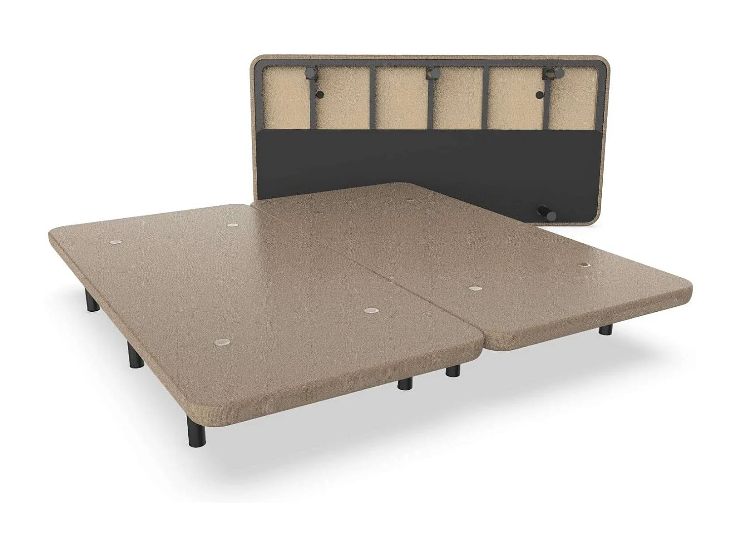 Base Tapizada 200x200  Beig - Nalui