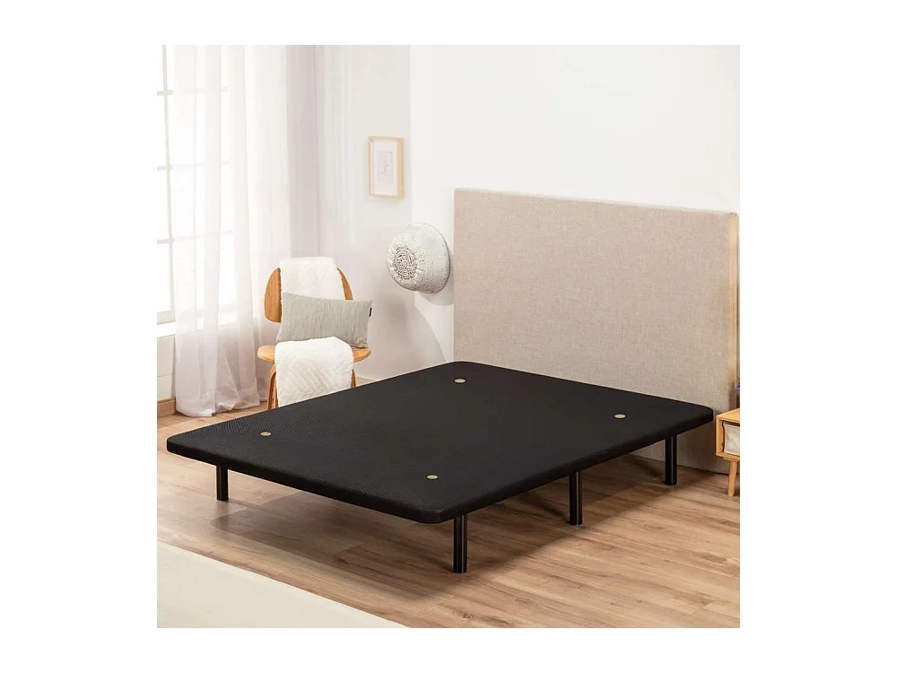 Base Tapizada 80x200  Negro - Nalui