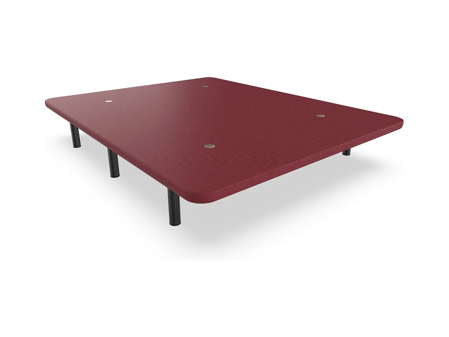 Base Tapizada 160x200  granate - Nalui