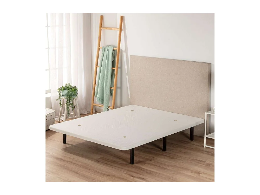 Base Tapizada 140x190  Blanco - Nalui