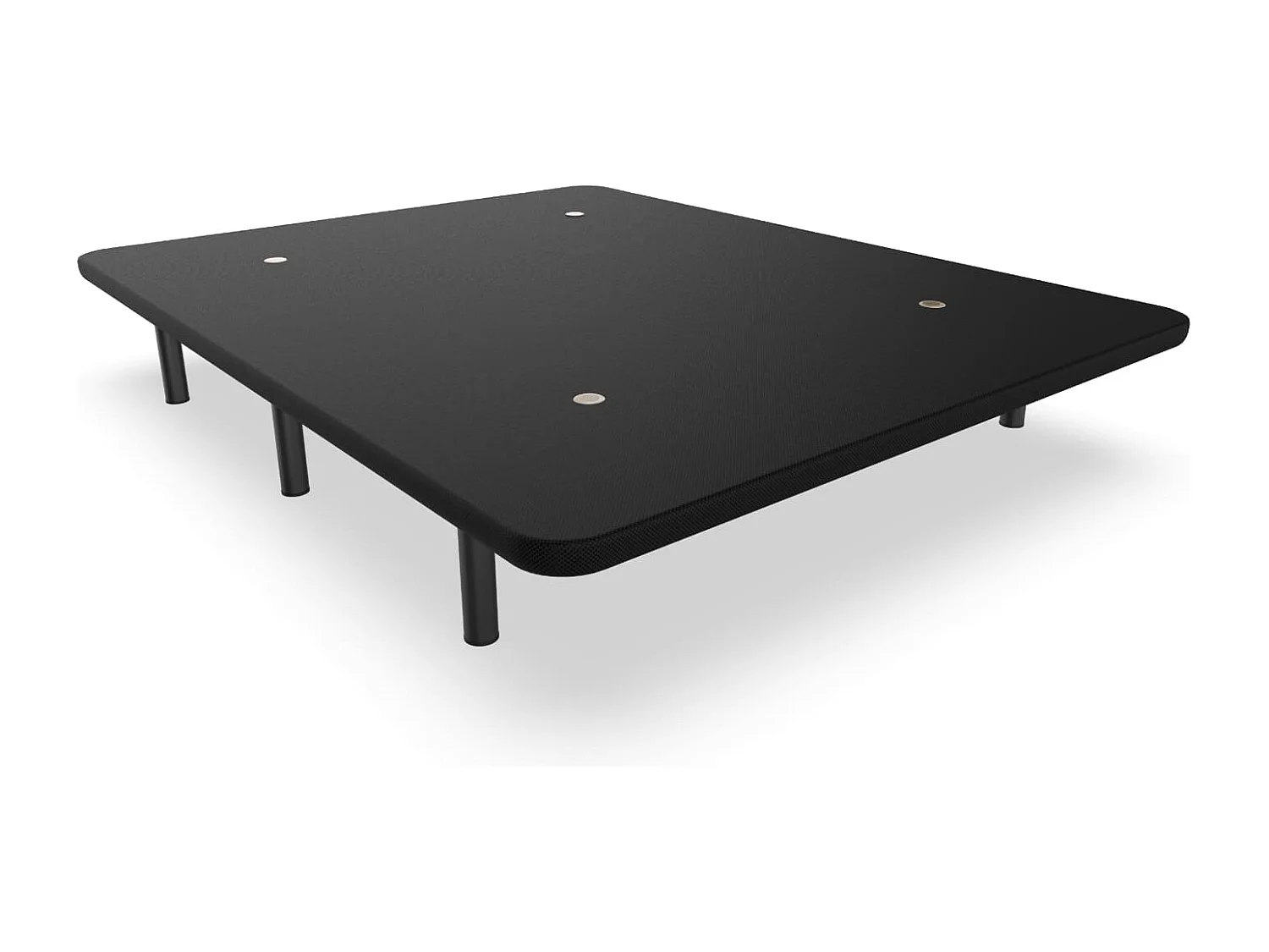 Base Tapizada 135x190  Negro - Nalui