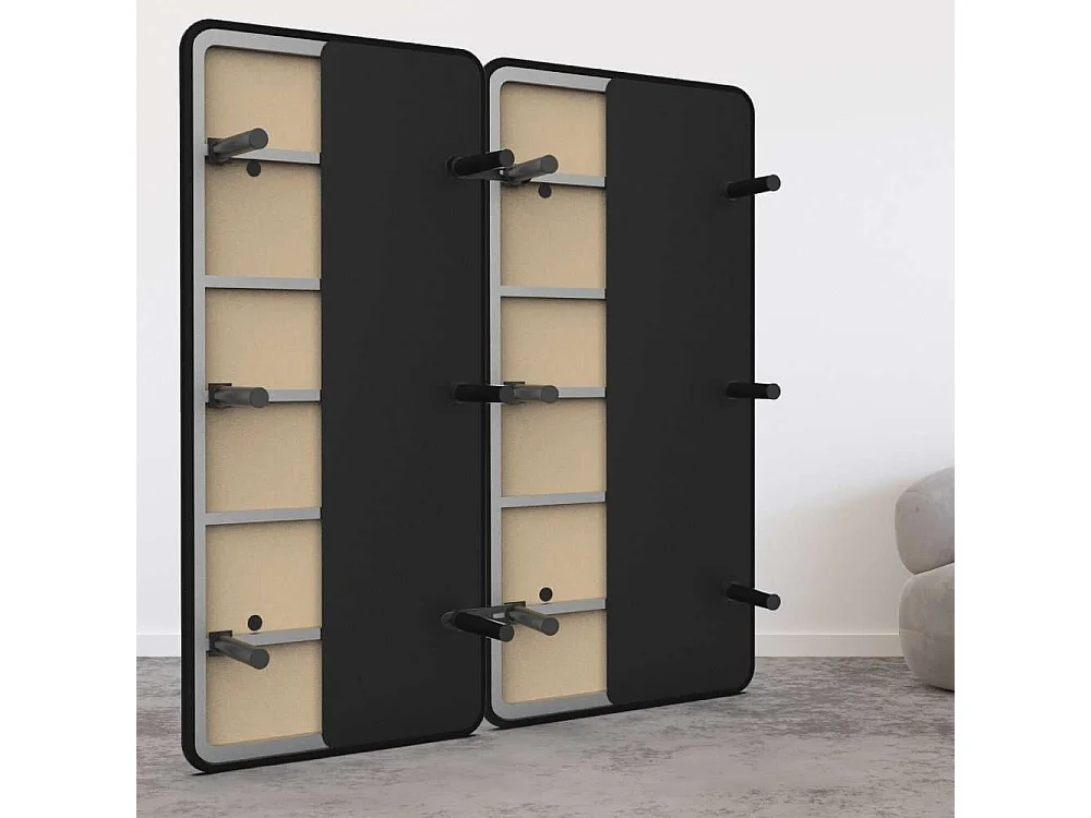 Base Tapizada 150x200  Negro - Nalui