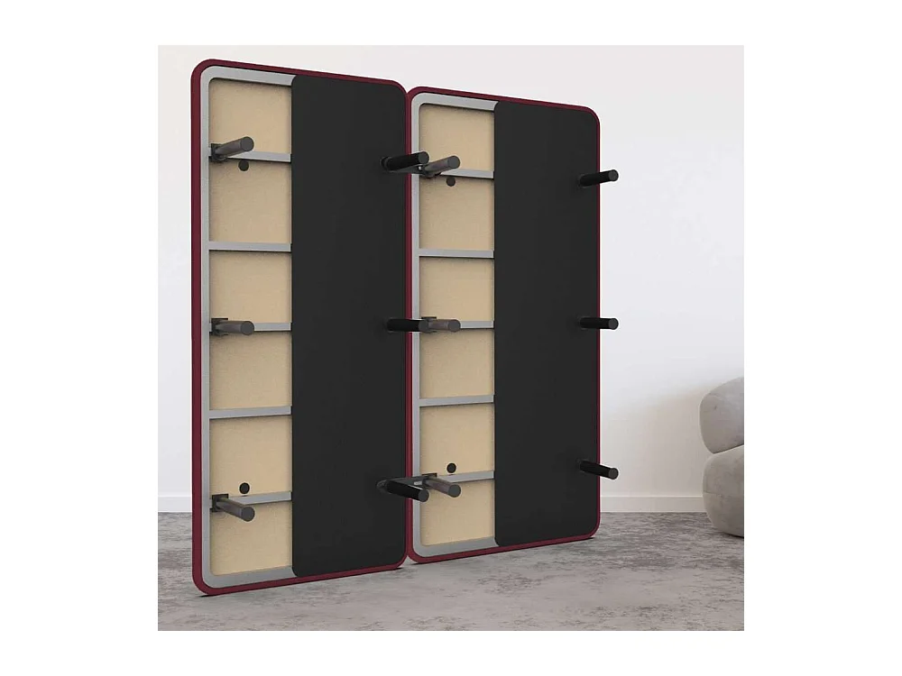 Base Tapizada 80x200  granate - Nalui