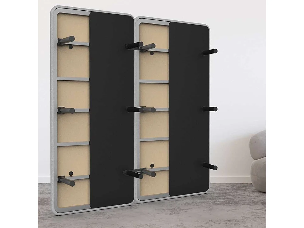 Base Tapizada 80x180  Gris - Nalui