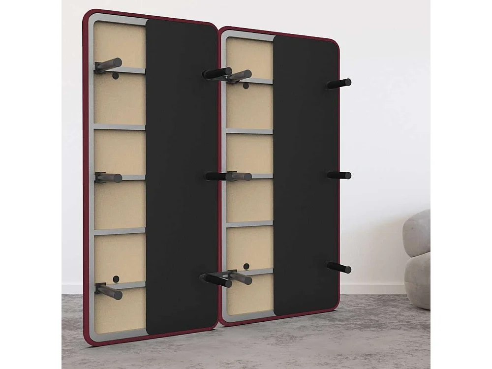 Base Tapizada 135x190  granate - Nalui