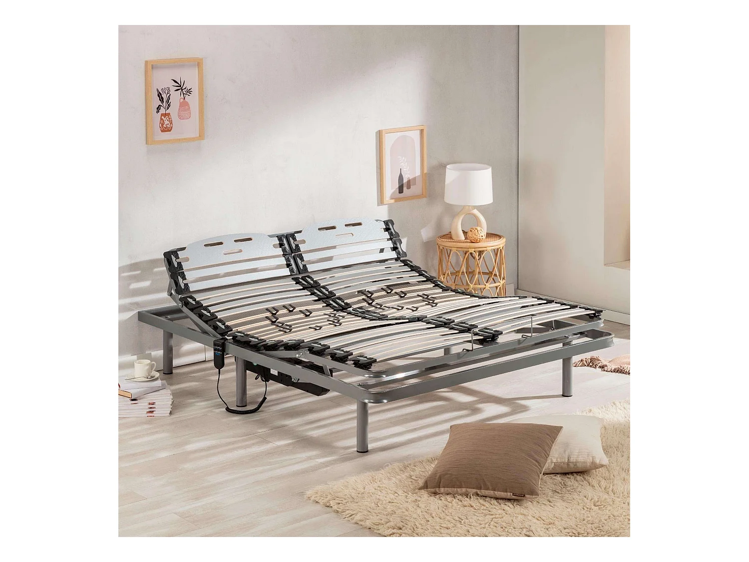 Somier articulado 150x190 ProCare Gris - Nalui