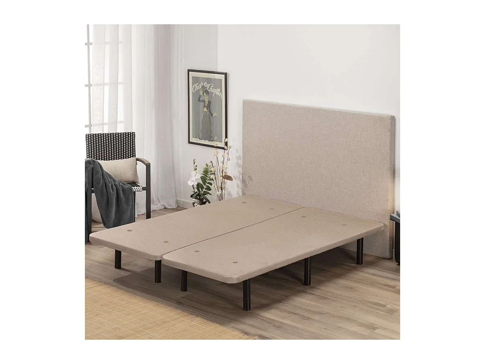 Base Tapizada 140x190  Beig - Nalui