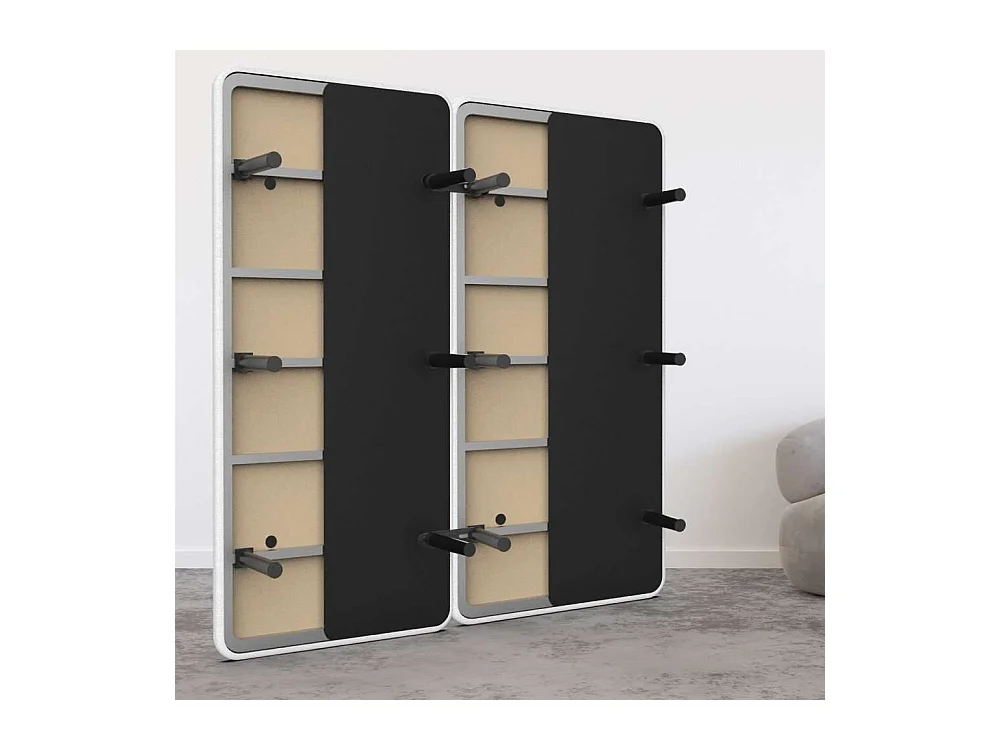 Base Tapizada 90x190  Blanco - Nalui