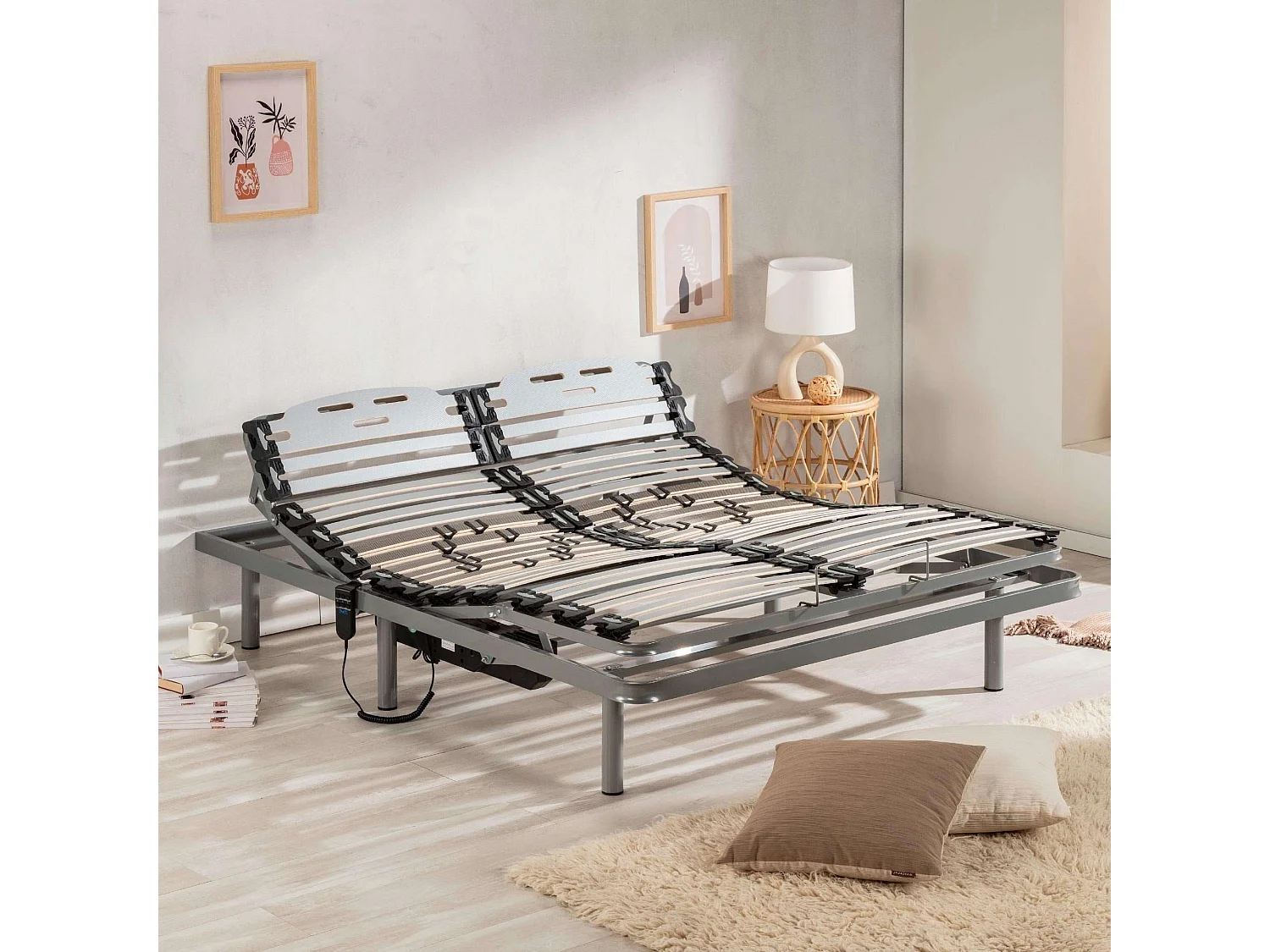 Somier articulado 80x200 ProCare Gris - Nalui