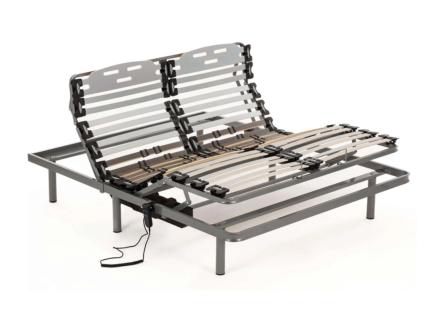 Somier articulado 135x190 ProCare Gris - Nalui